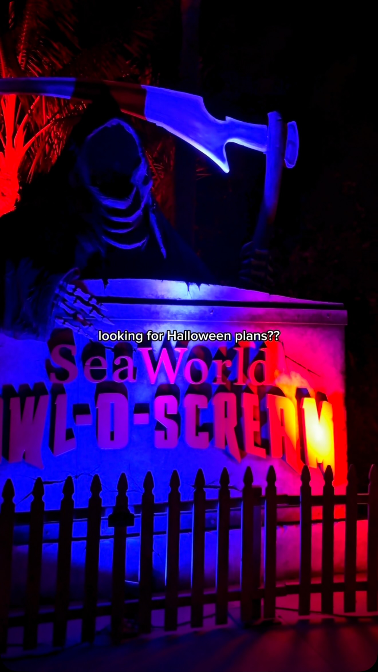 Flyer for Howl-O-Scream